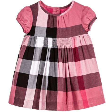 girls pink burberry dress|burberry baby girl outfit.